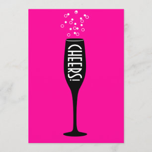 40th Birthday Invitation - Hot Mama Cheers!