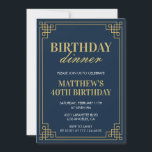 40th birthday invitations Birthday dinner Men<br><div class="desc">30th birthday invitations Birthday dinner Men</div>