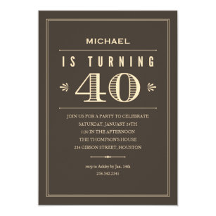 Funny 40Th Birthday Invitations For Men 9