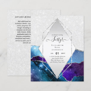 40th Birthday Invitations Glamour Girly Modern FUN