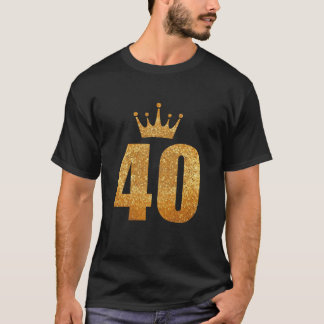 40th Birthday King Queen Royal 40th Birthday Party T-Shirt