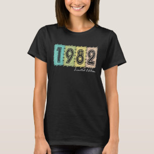 40th Birthday Ladies Mens 40 Years 1982 42 T-Shirt
