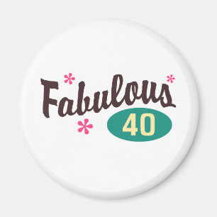 40th Birthday Magnet