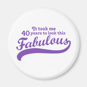 40th Birthday Magnet