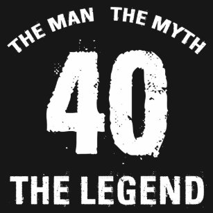 40th birthday for him
