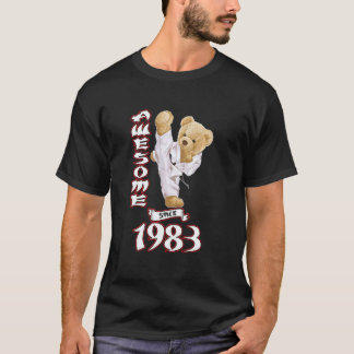 40th Birthday Men Women 1983 Awesome Karate Judo B T-Shirt
