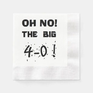 "40th Birthday" Napkins