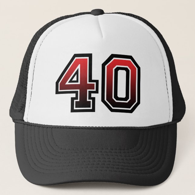 40th Birthday Party Gag Trucker Hat (Front)