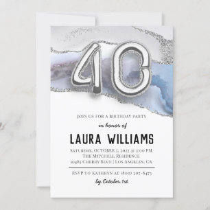 40th Birthday Party Invitation