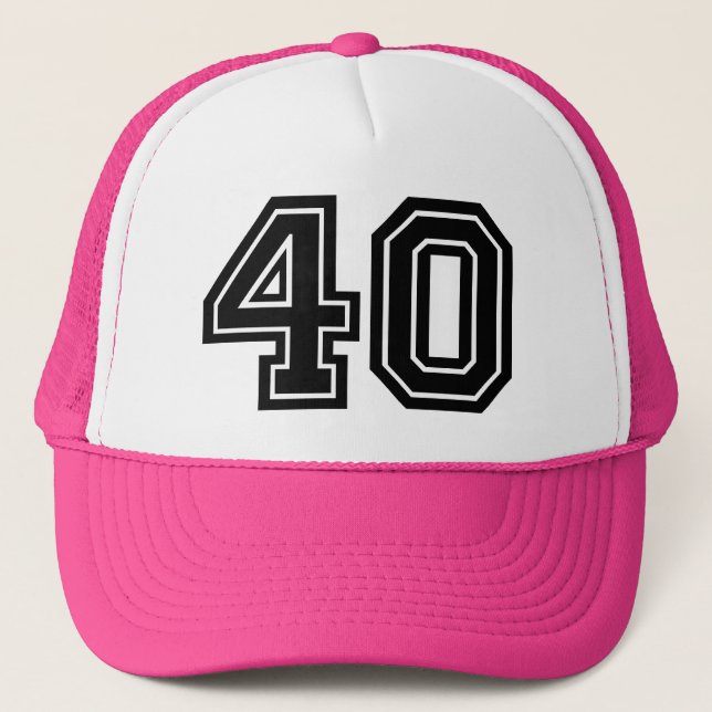40th Birthday Party Trucker Hat (Front)
