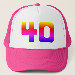 40th Birthday Pride Party Trucker Hat