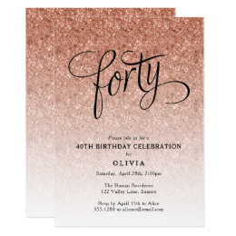 40Th Birthday Invitations Uk 6