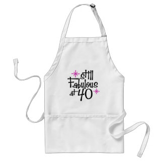 40th Birthday Standard Apron