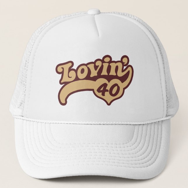 40th Birthday Trucker Hat (Front)