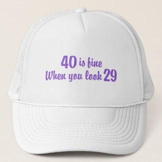 40th Birthday Trucker Hat
