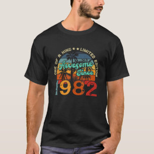 40Th Birthday Vintage 1982 40 Years Old Retro Men T-Shirt