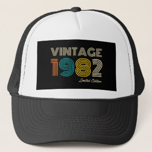 40th Birthday Vintage 1982 Limited Edition Trucker Hat