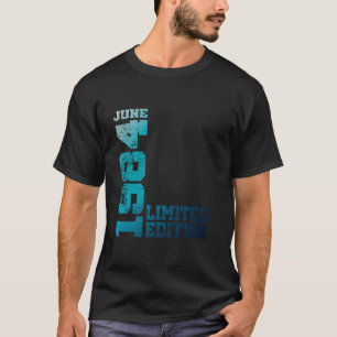 40th Birthday Vintage 1984 June 40 Year Men Women T-Shirt