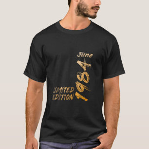 40th Birthday Vintage 1984 June 40 Year Men Women T-Shirt