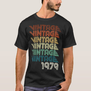 40th Birthday Vintage Classic 40 Years Old Retro G T-Shirt