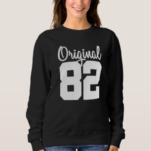40th Birthday Women Men  Original Vintage 82 Sweatshirt