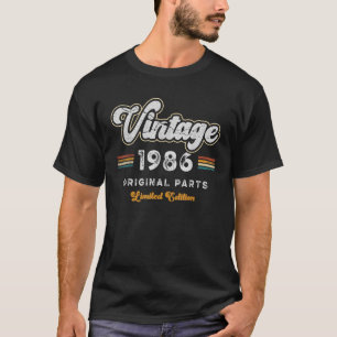 40th Classic 1986 Birthday Limited Edition Funny T-Shirt