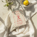 40th Hand Drawn Red Bow Champagne Glass Birthday Invitation<br><div class="desc">If you looking for a elegant and easily edited unique 40th forty birthday invitation, this one is perfect for you. As you see, it features red hand written script with whimsical name and birthday wording on retro cream background. With colourful red hand drawn a bow martini glass inside it the...</div>