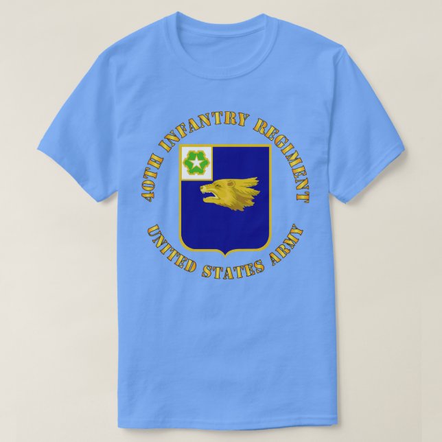 40th Infantry Regiment X T-Shirt (Design Front)