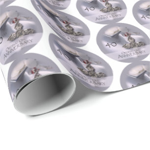 40th Ordination Anniversary Congratulations, Hosts Wrapping Paper