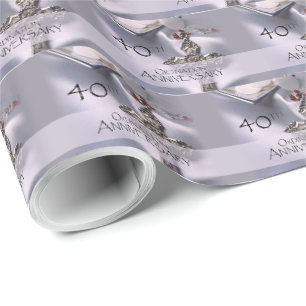40th Ordination Anniversary Congratulations, Hosts Wrapping Paper