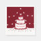 40th ruby wedding anniversary cake and bunting