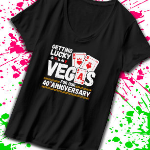 40th Wedding Anniversary - Couples Las Vegas Trip T-Shirt