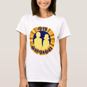 40th Wedding Anniversary Gifts T-Shirt
