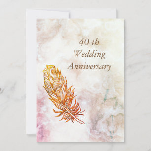 40TH WEDDING ANNIVERSARY INVITATIONS