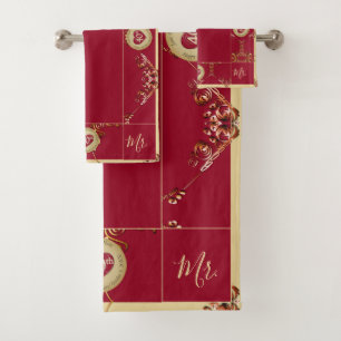 40th Wedding Anniversary Mrs. Bath Towel