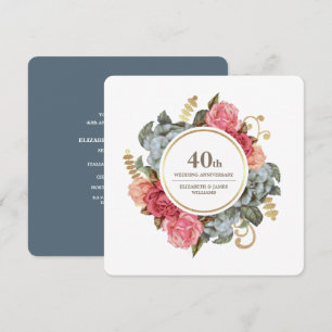 40th Wedding Anniversary Party Invitations