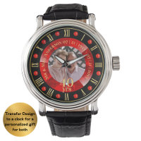 40th Wedding Anniversary PHOTO Gift Ruby Red