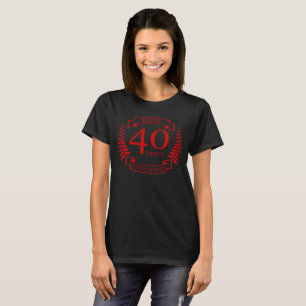 40th Wedding ANNIVERSARY RUBY T-Shirt