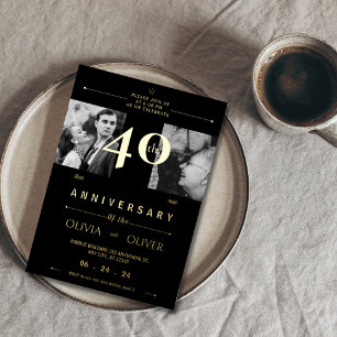 40th Wedding Anniversary then and now