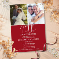 40th Wedding Anniversary Then And Now 2 Photo