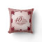 40th Wedding Anniversary Throw Pillow