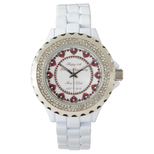 40th Wedding Anniversary Watch (Front)