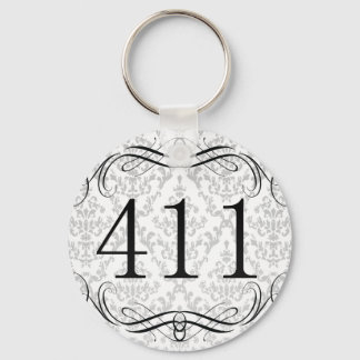 411 Area Code Key Ring
