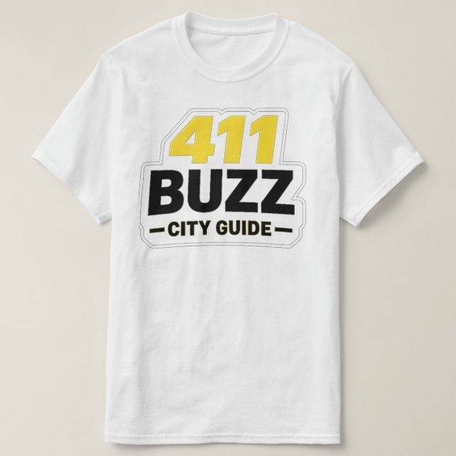 411 Buzz City Guide Shirt (Design Front)
