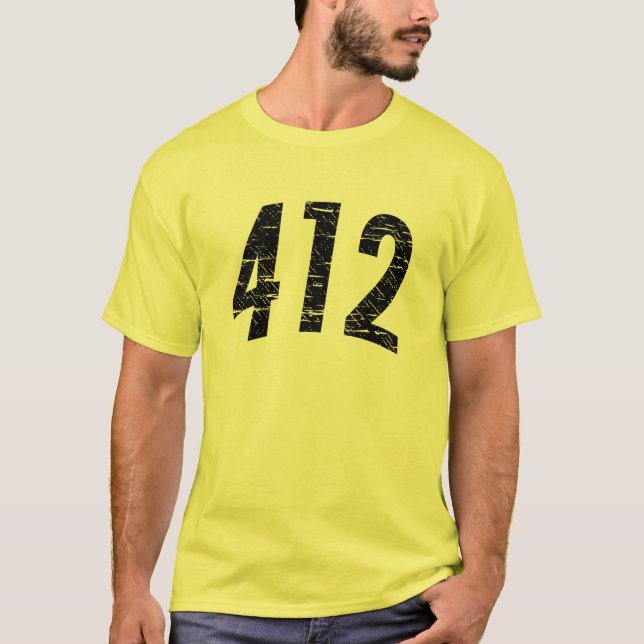 412 (Area Code) T-shirt (Front)
