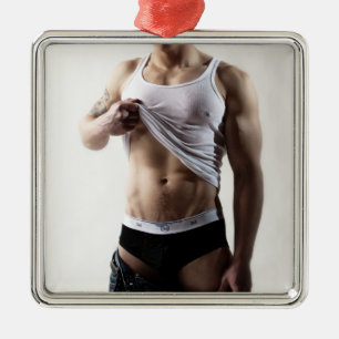 41786a Hunk Metal Tree Decoration