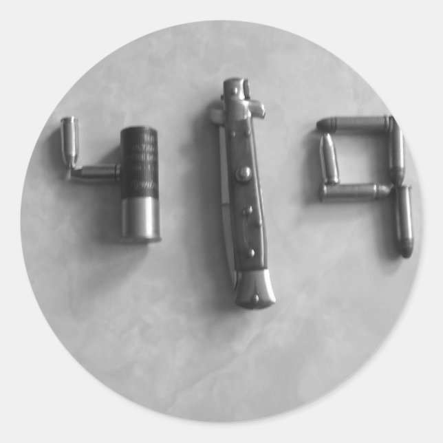 419 Tools Classic Round Sticker (Front)