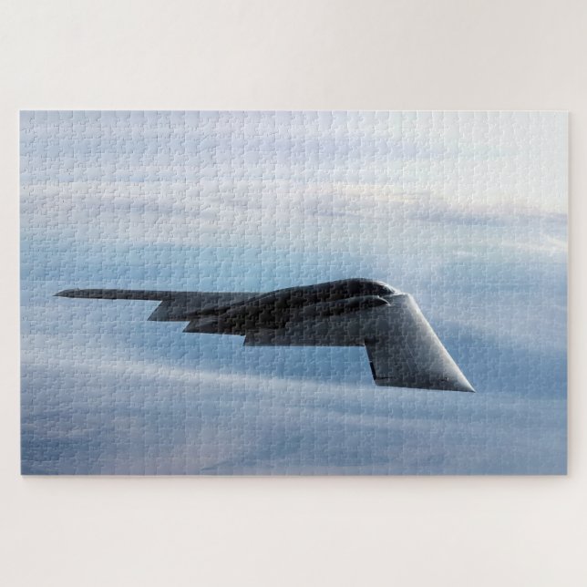 419th Flight Test Squadron: B-2 Spirit in Flight Jigsaw Puzzle (Horizontal)