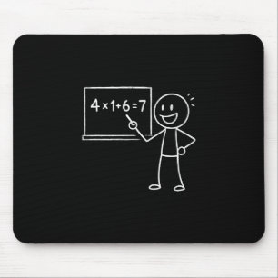 41 67 Meme Forty One Six Seven Funny Math Teacher Mouse Mat