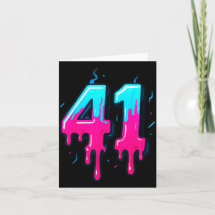 41 Ice Cream Drip Meme Forty One Four Gen Alpha Sl Card